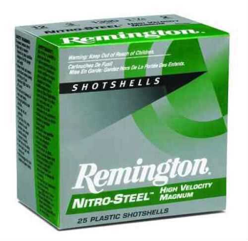 10 Gauge 3-1/2" Steel T  1-3/4 oz 25 Rounds Remington Shotgun Ammunition